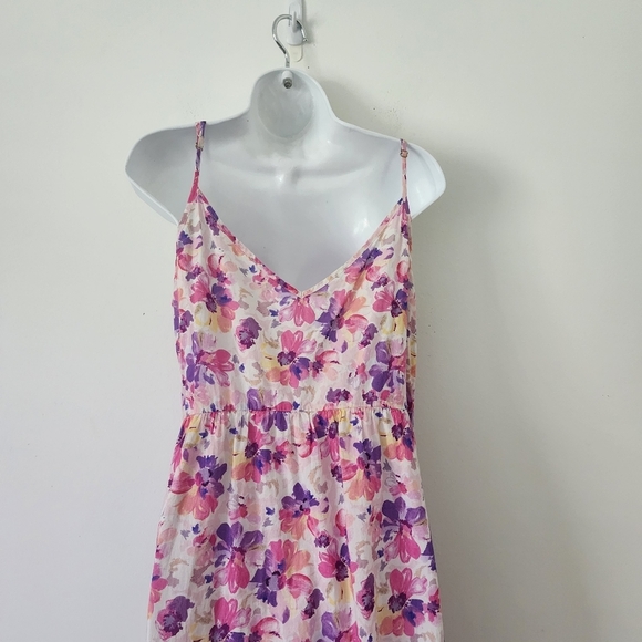 LoveShackFancy Faraday Floral-Print Slip Maxi Dress Size Medium - Picture 12 of 14